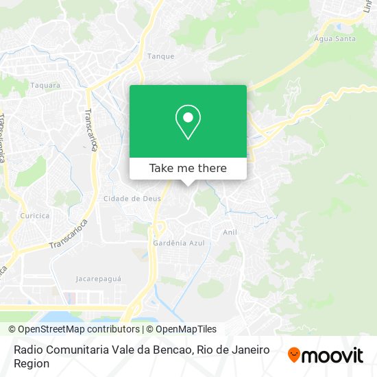 Radio Comunitaria Vale da Bencao map