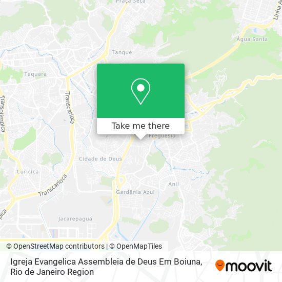 Igreja Evangelica Assembleia de Deus Em Boiuna map
