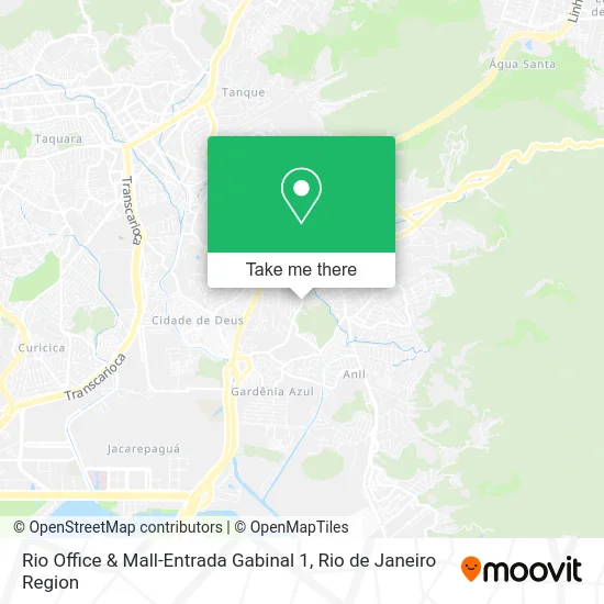 Rio Office & Mall-Entrada Gabinal 1 map
