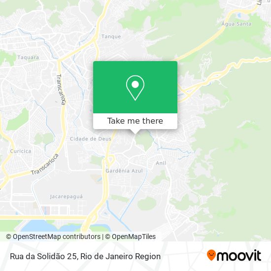 Rua da Solidão 25 map