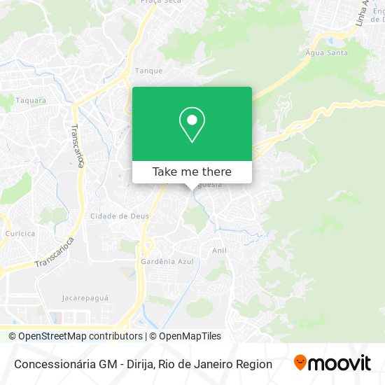 Concessionária GM - Dirija map