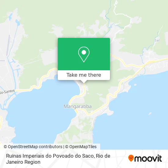 Ruínas Imperiais do Povoado do Saco map