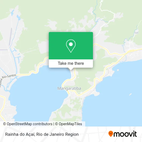 Rainha do Açaí map