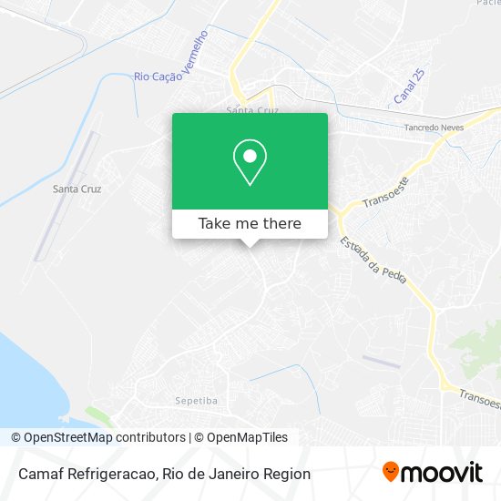 Camaf Refrigeracao map