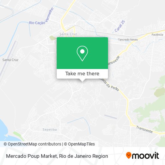 Mercado Poup Market map