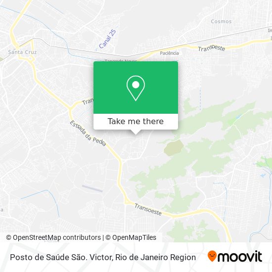 Posto de Saúde São. Victor map