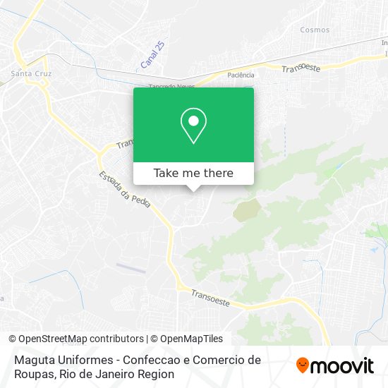 Maguta Uniformes - Confeccao e Comercio de Roupas map