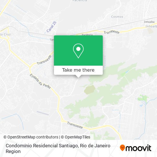 Condomínio Residencial Santiago map