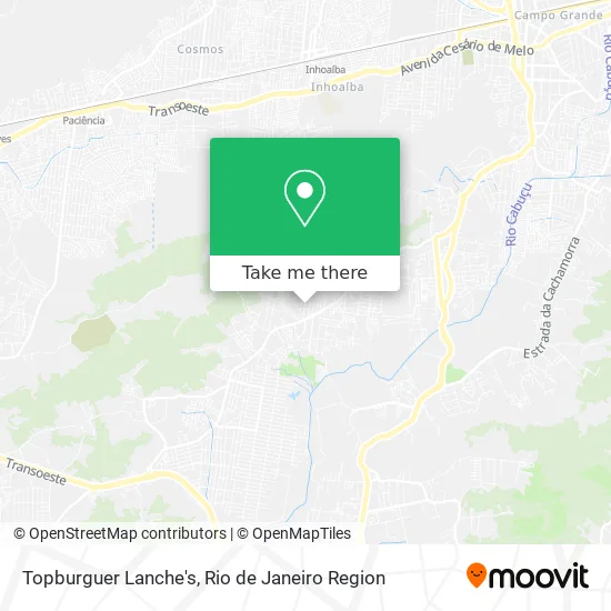 Topburguer Lanche's map