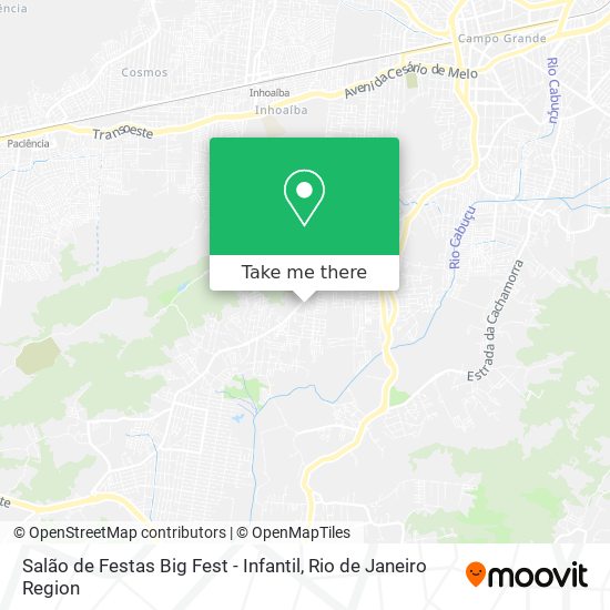 Salão de Festas Big Fest - Infantil map