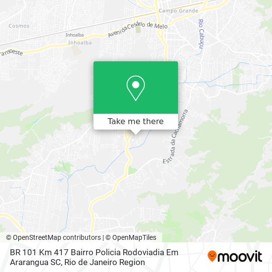 BR 101 Km 417 Bairro Policia Rodoviadia Em Ararangua SC map