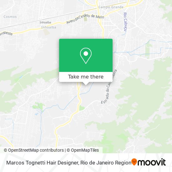 Marcos Tognetti Hair Designer map