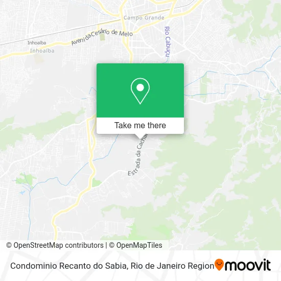 Condominio Recanto do Sabia map