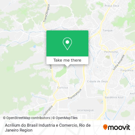 Acrilium do Brasil Industria e Comercio map