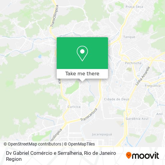 Dv Gabriel Comércio e Serralheria map
