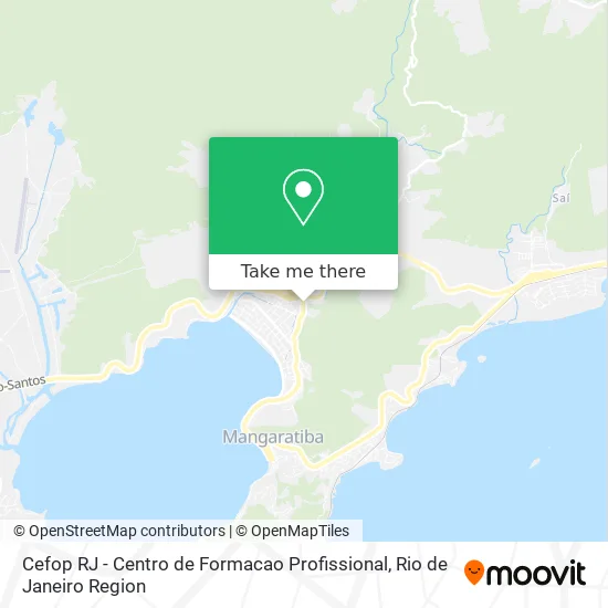 Cefop RJ - Centro de Formacao Profissional map