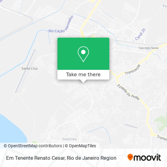 Mapa Em Tenente Renato Cesar