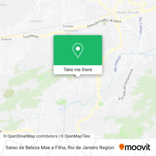 Salao de Beleza Mae e Filha map