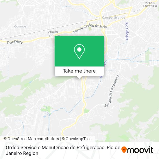 Ordep Servico e Manutencao de Refrigeracao map