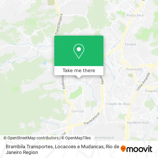 Brambila Transportes, Locacoes e Mudancas map