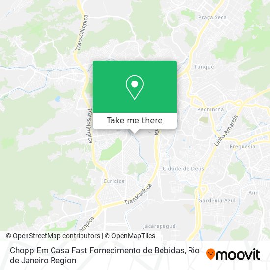Chopp Em Casa Fast Fornecimento de Bebidas map