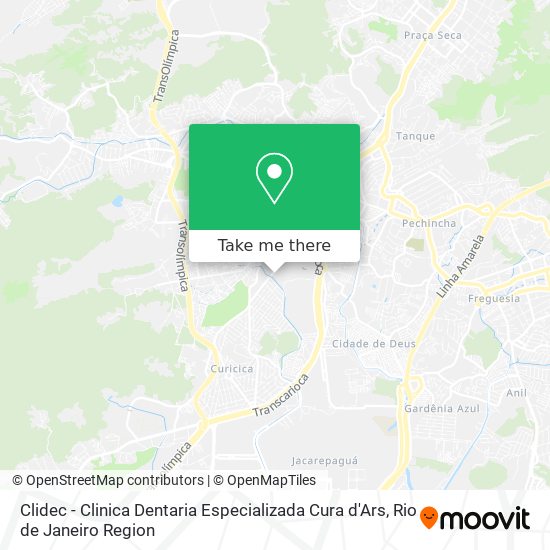 Clidec - Clinica Dentaria Especializada Cura d'Ars map