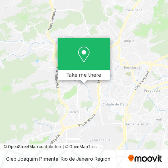 Ciep Joaquim Pimenta map