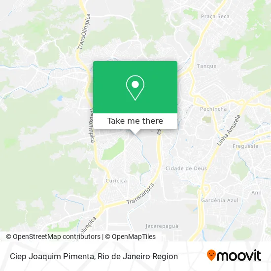 Ciep Joaquim Pimenta map