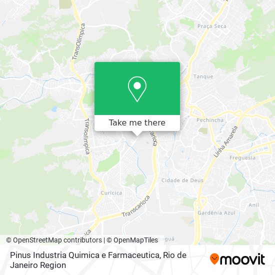 Pinus Industria Quimica e Farmaceutica map