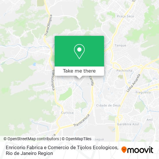 Enricorio Fabrica e Comercio de Tijolos Ecologicos map