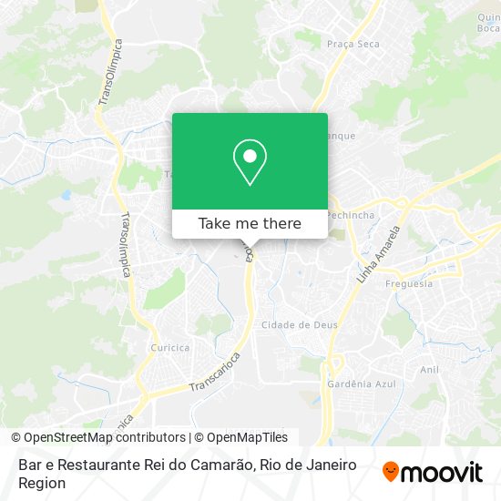 Mapa Bar e Restaurante Rei do Camarão