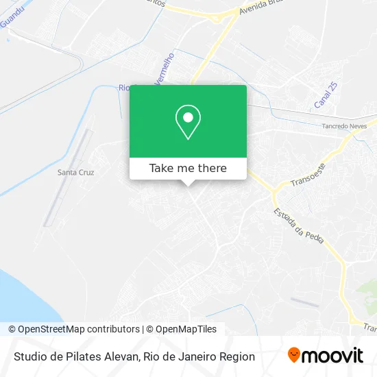 Studio de Pilates Alevan map
