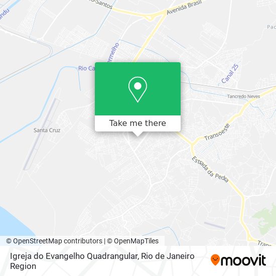 Igreja do Evangelho Quadrangular map