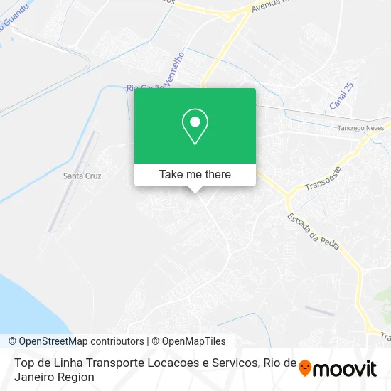 Top de Linha Transporte Locacoes e Servicos map