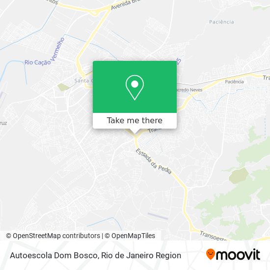 Autoescola Dom Bosco map