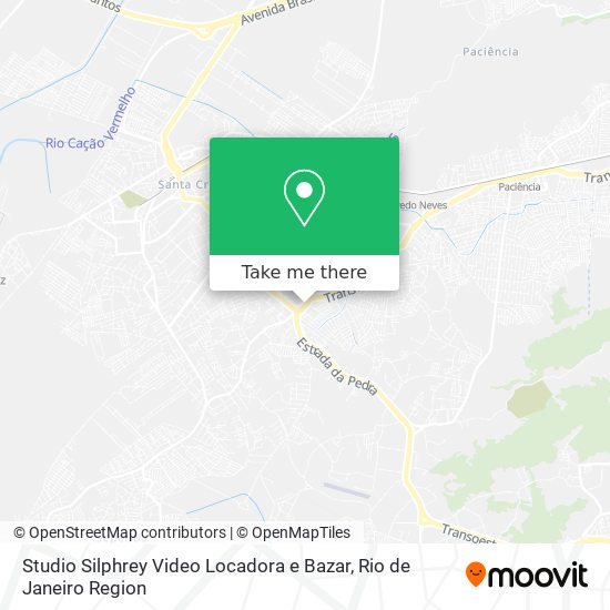 Mapa Studio Silphrey Video Locadora e Bazar