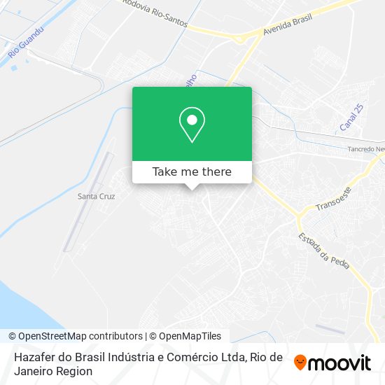 Hazafer do Brasil Indústria e Comércio Ltda map