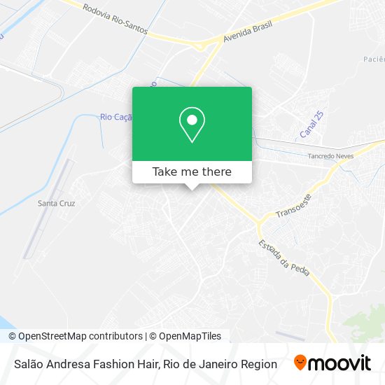 Salão Andresa Fashion Hair map