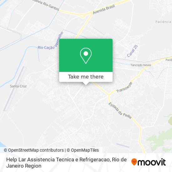 Help Lar Assistencia Tecnica e Refrigeracao map