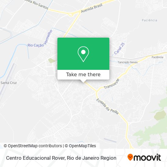 Centro Educacional Rover map