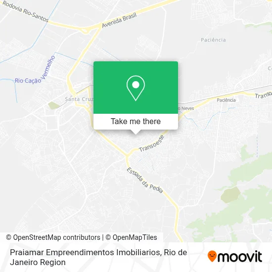 Praiamar Empreendimentos Imobiliarios map