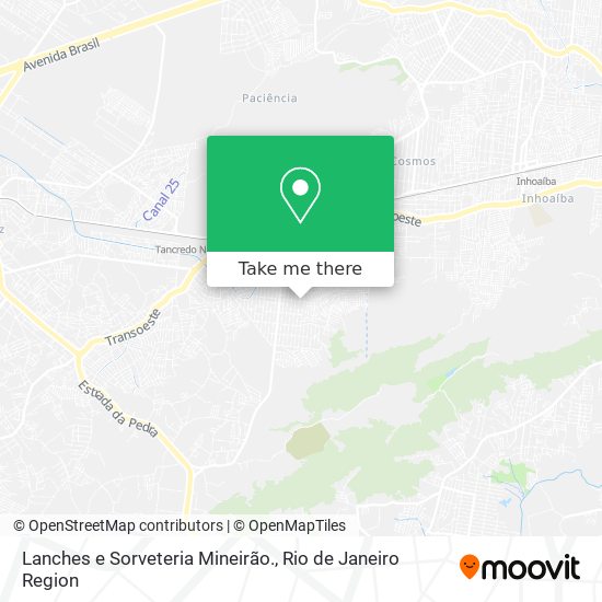 Lanches e Sorveteria Mineirão. map