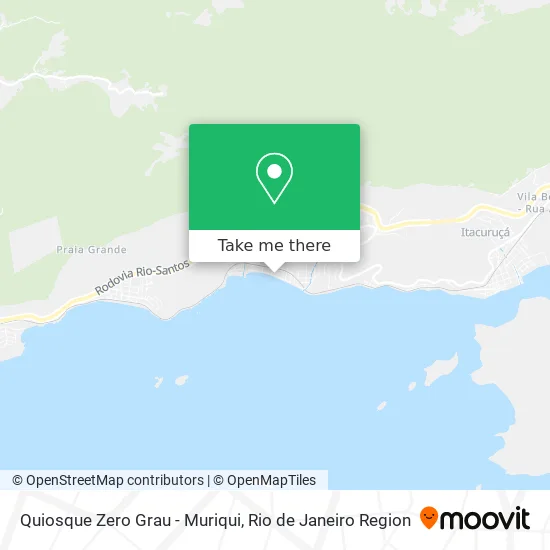 Quiosque Zero Grau - Muriqui map