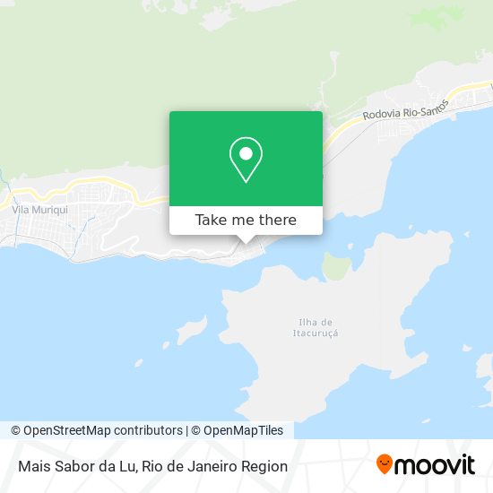 Mais Sabor da Lu map