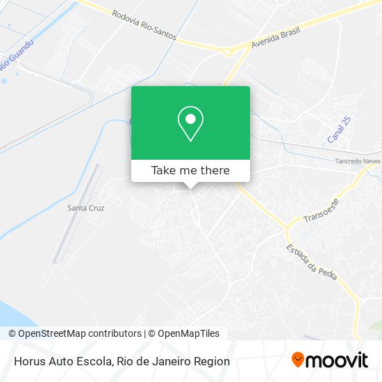Horus Auto Escola map