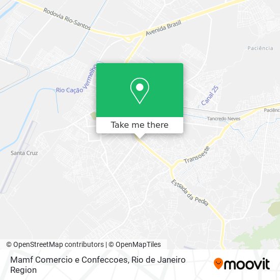 Mamf Comercio e Confeccoes map