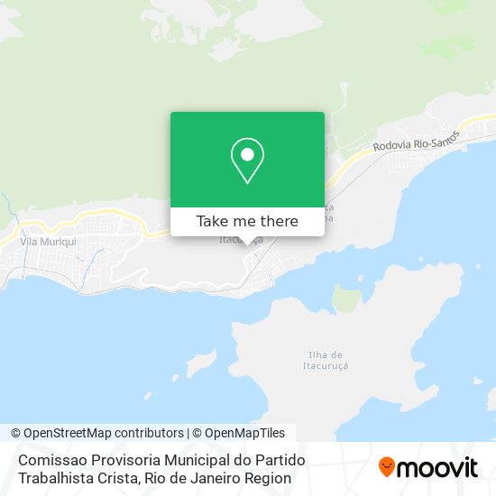 Mapa Comissao Provisoria Municipal do Partido Trabalhista Crista