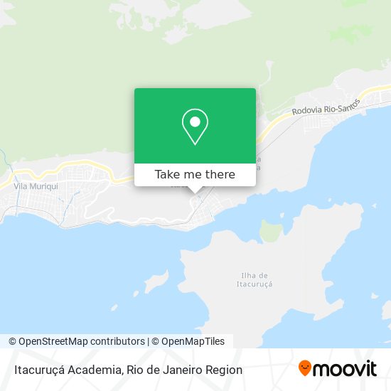 Itacuruçá Academia map