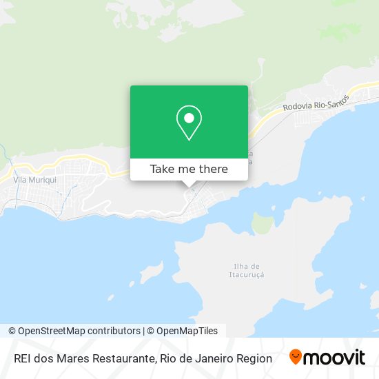 REI dos Mares Restaurante map