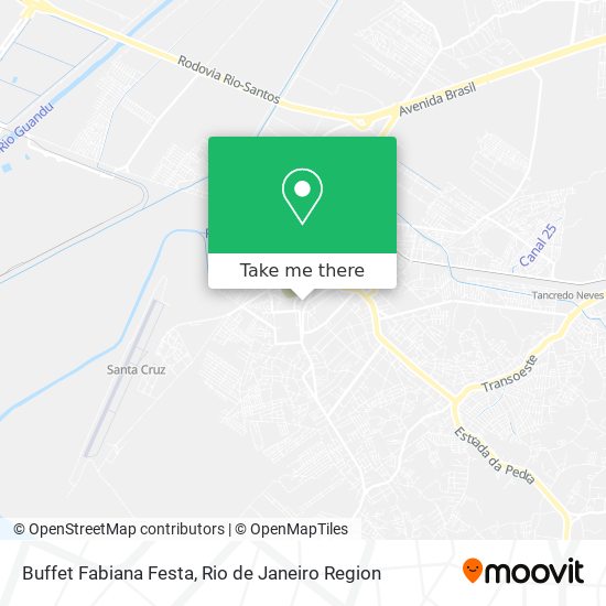 Buffet Fabiana Festa map